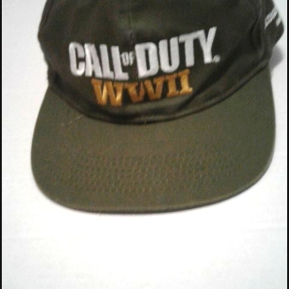 Call of Duty WWII Game Camo Green Adjustable Cap